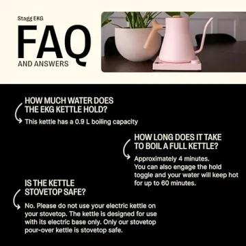 Stylish Fellow Stagg EKG Gooseneck Electric Kettle