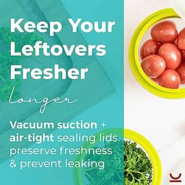 Silicone Collapsible Food Storage Containers - BPA Free, 100% Food Grade Silicone - Containers for Freezer & Oven - Microwave & Dishwasher Safe - 4 Pc Set (6, 4, 3.5, & 2-Cup)