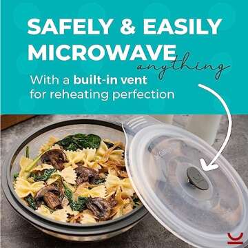 Silicone Collapsible Food Storage Containers - BPA Free, 100% Food Grade Silicone - Containers for Freezer & Oven - Microwave & Dishwasher Safe - 4 Pc Set (6, 4, 3.5, & 2-Cup)