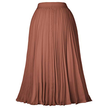 Stylish Midi Pleated Skirt for Casual to Formal Wear