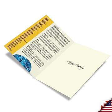 NobleWorks - 1 Jumbo Birthday Card with Zodiac Sign (8.5 x 11 Inch) - Astrology Birth Sign, Large Bd...