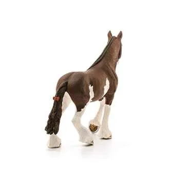 Schleich Farm World, Animal Figurine, Farm Toys for Boys and Girls 3-8 Years Old, Clydesdale Mare