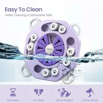 IVEETTY Dog Puzzle Toys for Dogs, Dog Puzzles for Smart Dogs, Interactive Dog Enrichment Toys for IQ Training & Mental Stimulation, Dog Treat Puzzle for Small Medium & Large Dogs, Food Puzzle Feeder