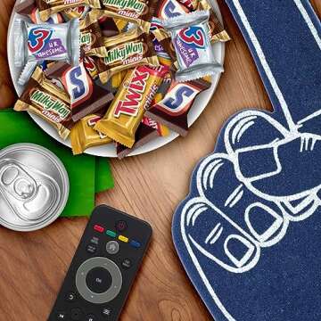 SNICKERS, TWIX, 3 MUSKETEERS & MILKY WAY Individually Wrapped Variety Pack Minis Chocolate Candy Bars Bulk Assortment, 67.2 oz Bag