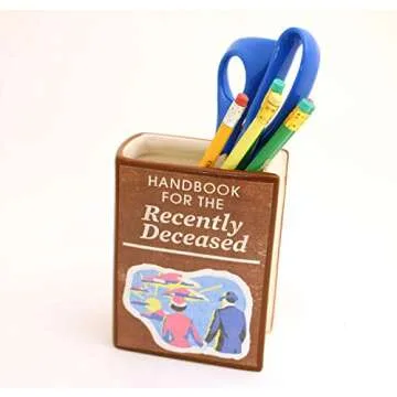 Handbook for the Recently Deceased Pencil Holder Book Vase