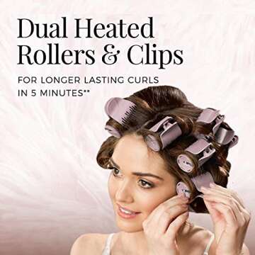 Remington Remington Pro Pearl Ceramic Hair Setter, Purple, H9101