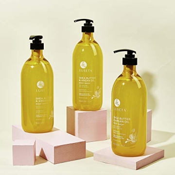 Luseta Shea Butter & Argan Oil Body Wash for Dry Skin