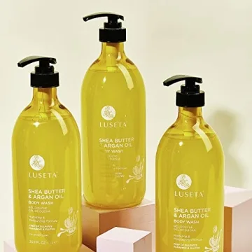 Luseta Shea Butter & Argan Oil Body Wash for Dry Skin