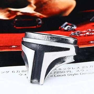 ZMY Home Fashion Jewelry Stainless Steel Mythosaur Ring