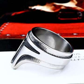 ZMY Home Fashion Jewelry Stainless Steel Mythosaur Ring