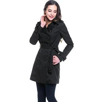 BGSD Women Viv Waterproof Trench Coat for Stylish Protection