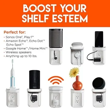 ECHOGEAR Outlet Shelf - Smart Home Storage Solution