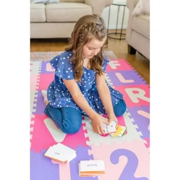 Tadpoles Interlocking Foam Playmats - ABCs & Numbers 0-9
