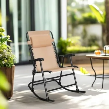 Comfortable Amazon Basics Outdoor Zero Gravity Rocker
