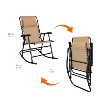 Comfortable Amazon Basics Outdoor Zero Gravity Rocker