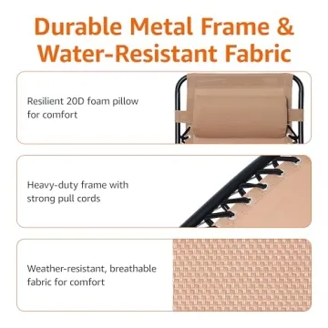 Comfortable Amazon Basics Outdoor Zero Gravity Rocker