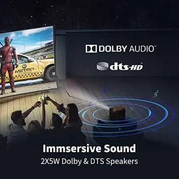 WEMAX Dice Outdoor Portable Projector for Cinematic Fun