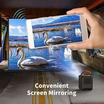 WEMAX Dice Outdoor Portable Projector for Cinematic Fun