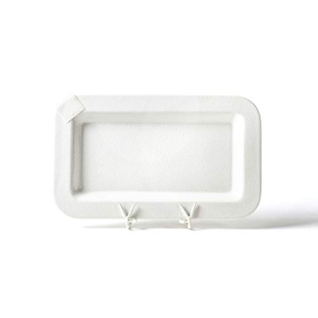Elegant White Dot Mini Platter: Stylish & Versatile for Any Occasion