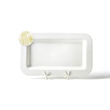 Elegant White Dot Mini Platter Stylish Versatile Entertaining