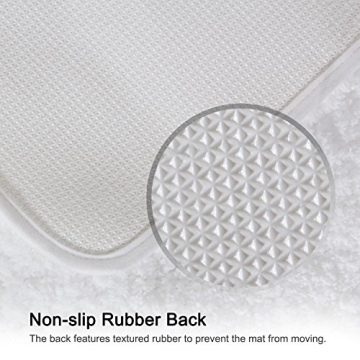 Lifewit Non-Slip Plush Bathroom Rug 32"x20"
