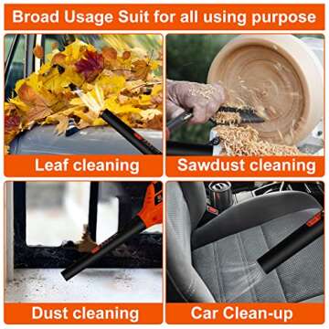 Leisch Life Cordless 21V Leaf Blower Lightweight Design