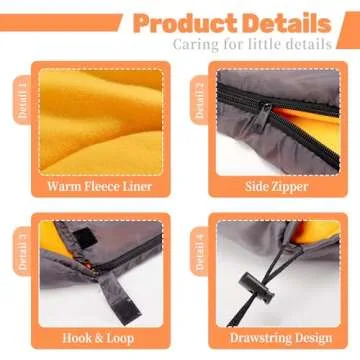 Lifeunion Waterproof Packable Dog Sleeping Bag for Travel