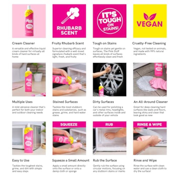 Stardrops Pink Stuff Cleaning Bundle - Miracle Paste Spray Cream