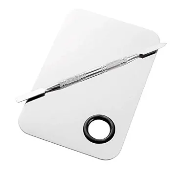 Sinen Makeup Palette - Stainless Steel Cosmetic Mixing Tool