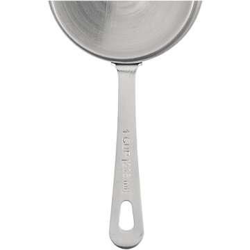Amco Stainless Steel Measuring Cups Set - Essential Kitchen Tool