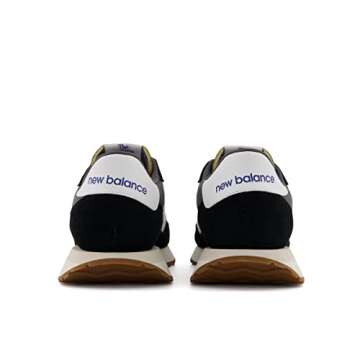 New Balance Men's 237 V1 Sneaker, Black/Magnet/Gum, 14