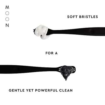 MOON Soft Bristle Toothbrushes Vegan Cruelty-Free 2 Pack