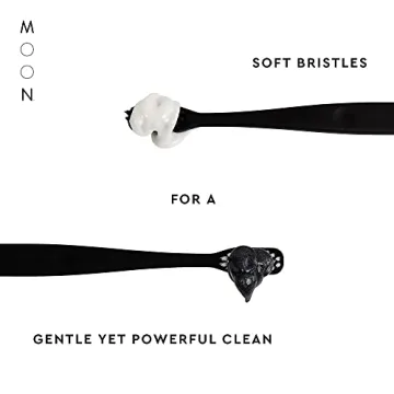 MOON Soft Bristle Toothbrushes Vegan Cruelty-Free 2 Pack