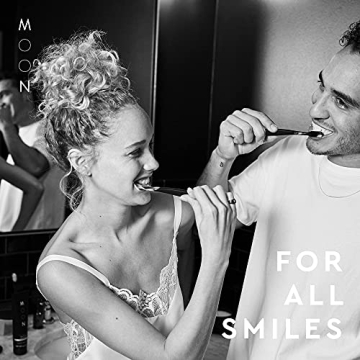 MOON Soft Bristle Toothbrushes Vegan Cruelty-Free 2 Pack