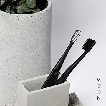 MOON Soft Bristle Toothbrushes Vegan Cruelty-Free 2 Pack