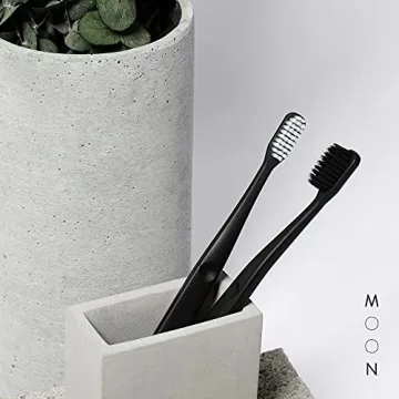 MOON Soft Bristle Toothbrushes Vegan Cruelty-Free 2 Pack