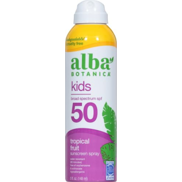 Alba Botanica Kids Sunscreen Spray SPF 50 - Tropical Fruit 5oz