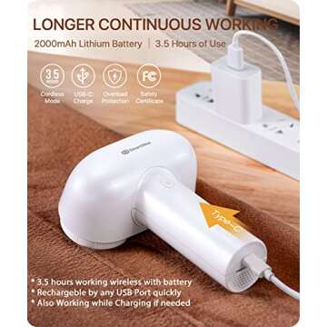 DesertWest Electric Lint Remover: Powerful & Efficient Fabric Shaver