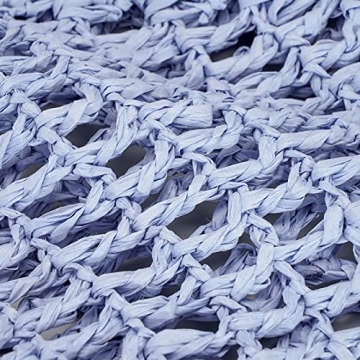 POOOPSSD New Woven Straw Tote Bag for Summer Joys