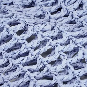 POOOPSSD New Woven Straw Tote Bag for Summer Joys