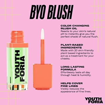 Youthforia BYO Blush Color Changing Blush Oil for All