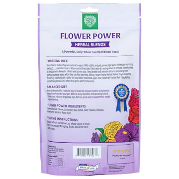 Flower Power Herbal Blend for Happy Guinea Pigs