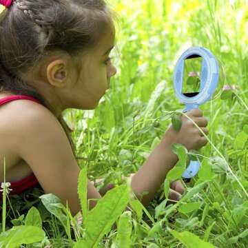 Mini Microscope for Kids - 1MP, 2" IPS HD Display, Portable Smart Science Toy, Ideal Gift for Boys A...