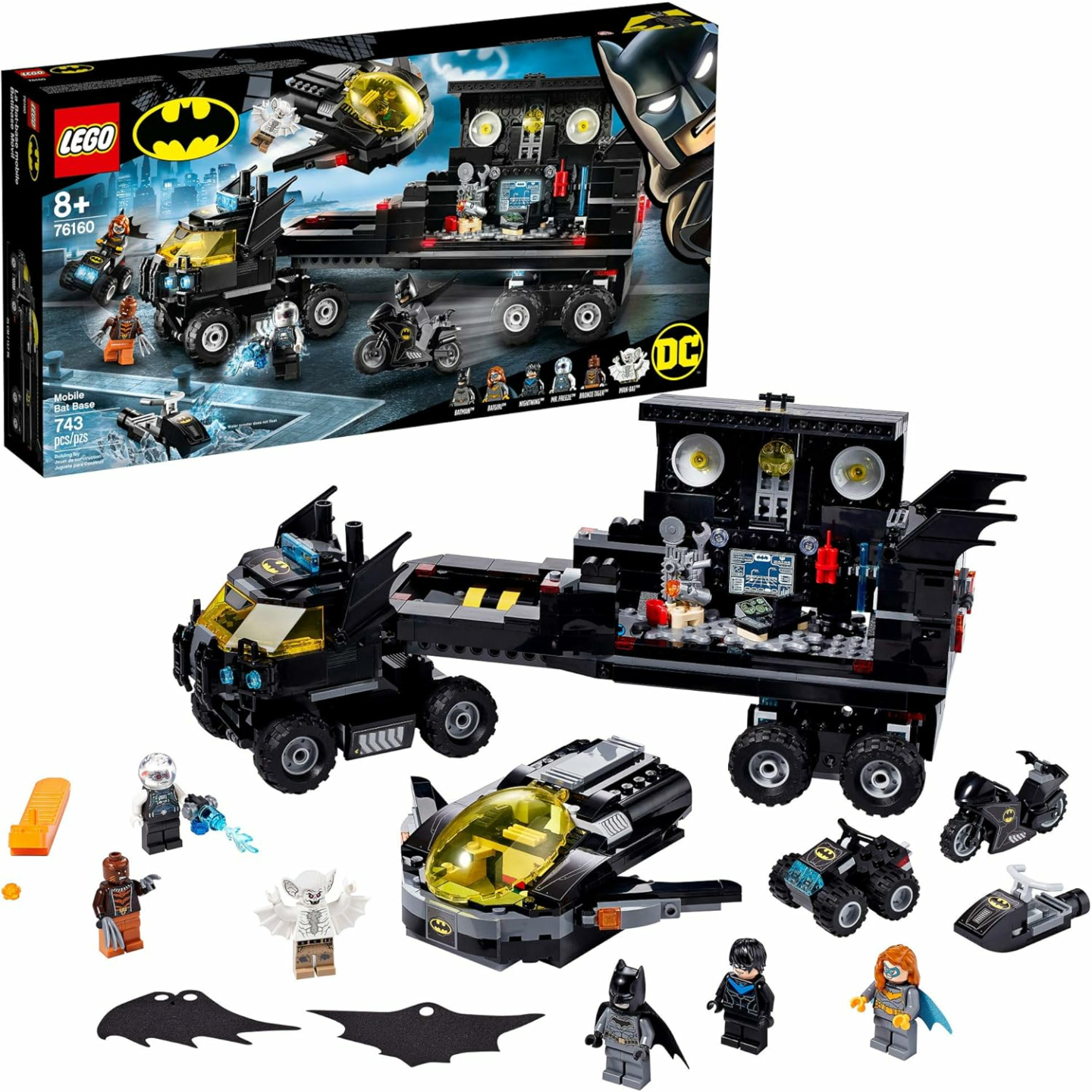 LEGO DC Mobile Bat Base 76160 – Gotham City Adventure Set