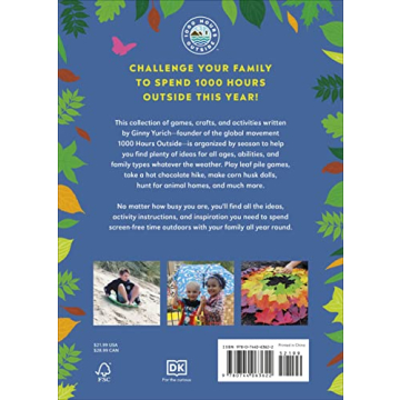 1000 Hours Outside Book for Family Nature Activities