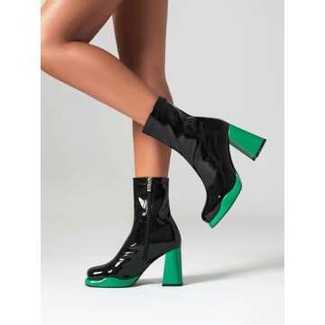 Stylish Chunky Heel Gogo Boots for Women Night Out