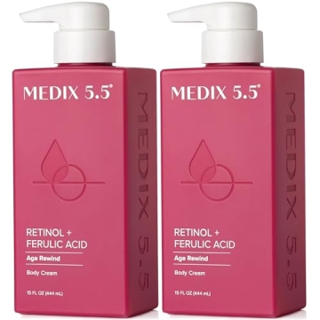 Medix 5.5 Retinol Body Lotion Firming Moisturizer | Crepey Skin Care Treatment | Anti Aging Body Cre...