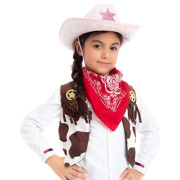 Kids Cow Print Cowboy Hat - 2 Pack Costume Fun