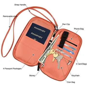 RFID Blocking Passport Wallet for Families on the Go