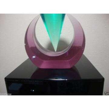 305Displays Acrylic Art Sculpture Stand Pedestal Display Black 12" x 12" x 19"h